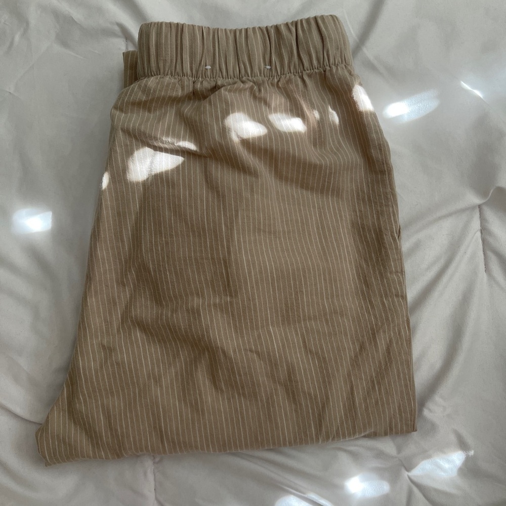 Uniqlo Striped Drape Pants